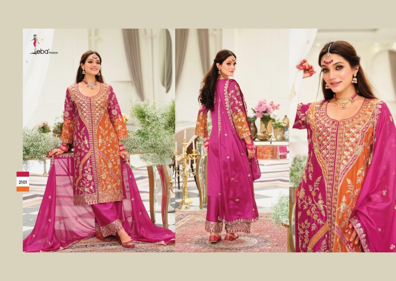 Vihara By Eba Chinon With Emboidery Readymade Suits